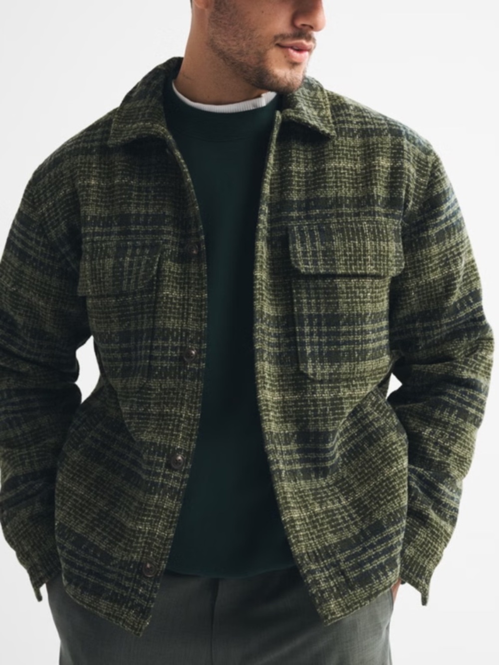 Boucle Shirt Jacket